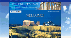Desktop Screenshot of hellenicfestival.org