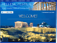 Tablet Screenshot of hellenicfestival.org